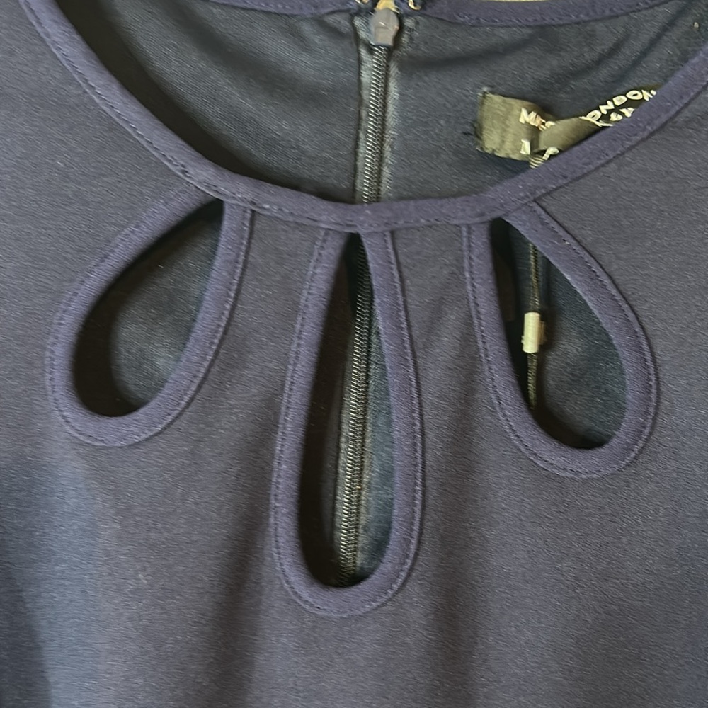 Elegant Navy Sleeveless Dress NWT - Picture 5 of 12